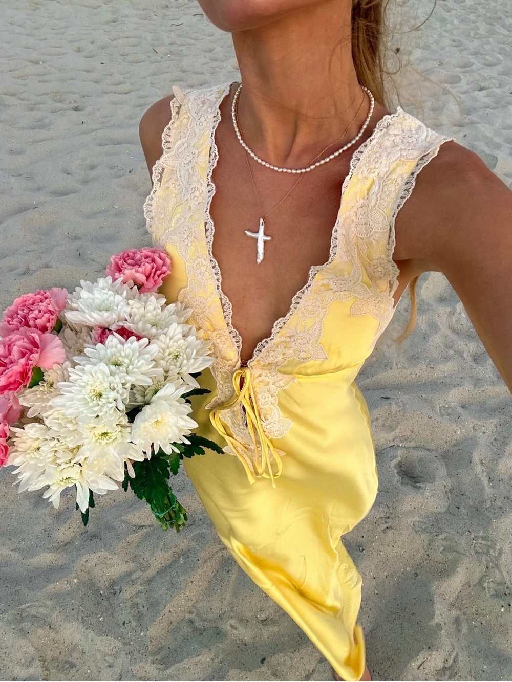 RUMORED Venice Maxi Dress In Yellow